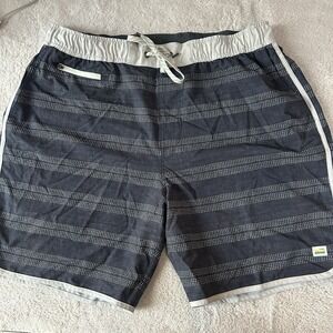 Vuori Banks Shorts V330 XL Performance Stretch Unlined Pockets Drawstring EUC